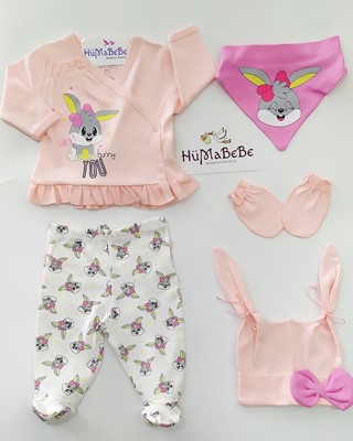 HEY BUNNY 5Lİ YENİDOĞAN SET