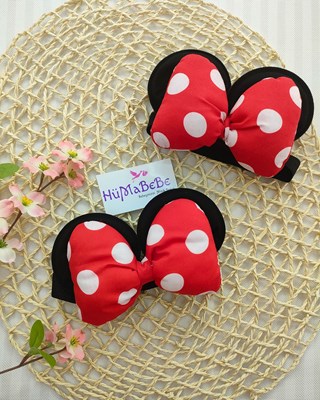 MİNNİE MOUSE DETAYLI BEBEK BANDANA 