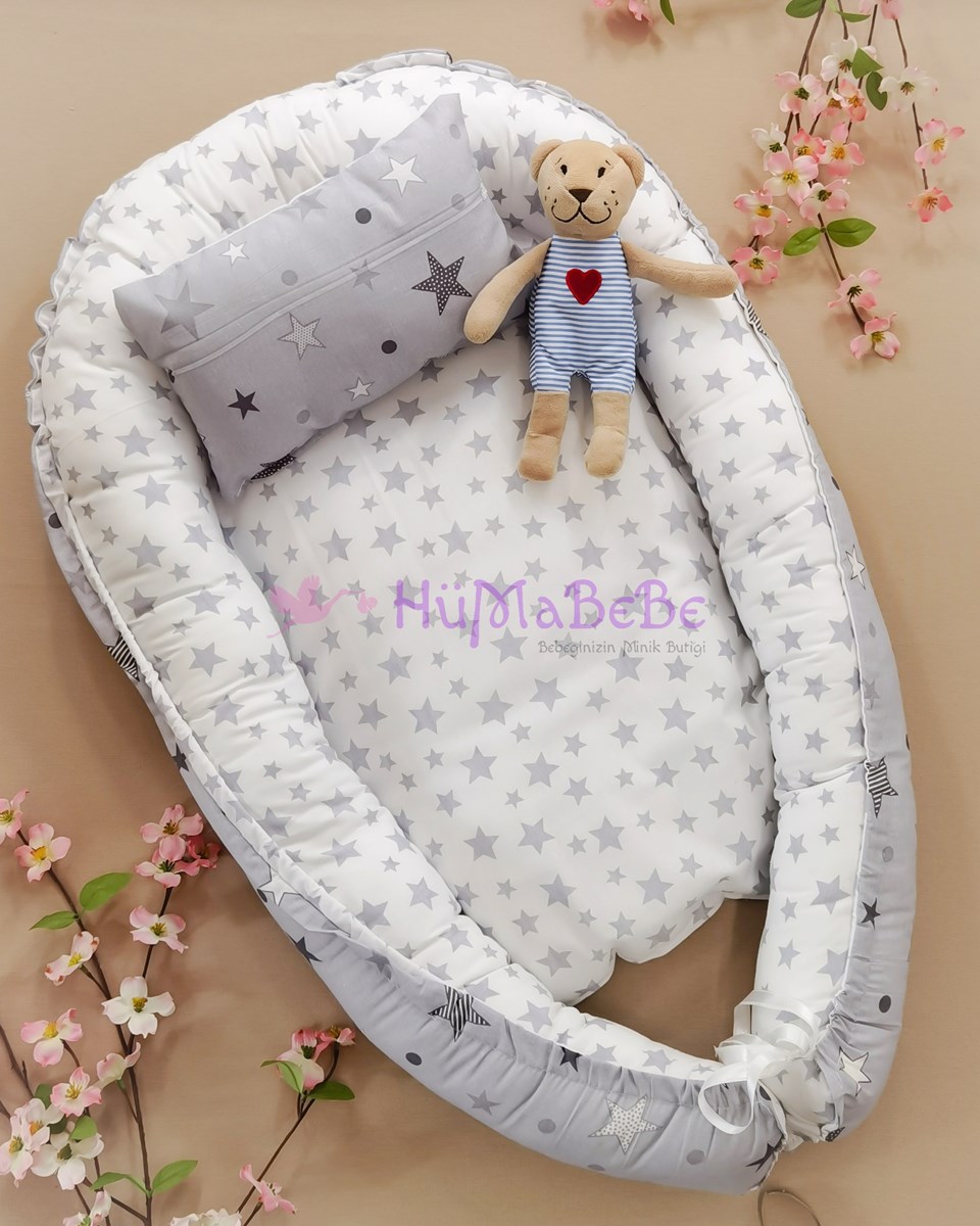 Bebek 06 Ay Uyumlu Babynest Yatak Yastık Takım Model 8
