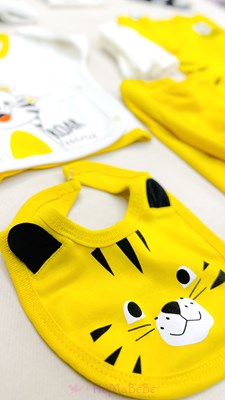 Roar cat tulumlu 10lu yenidoğan zıbın set