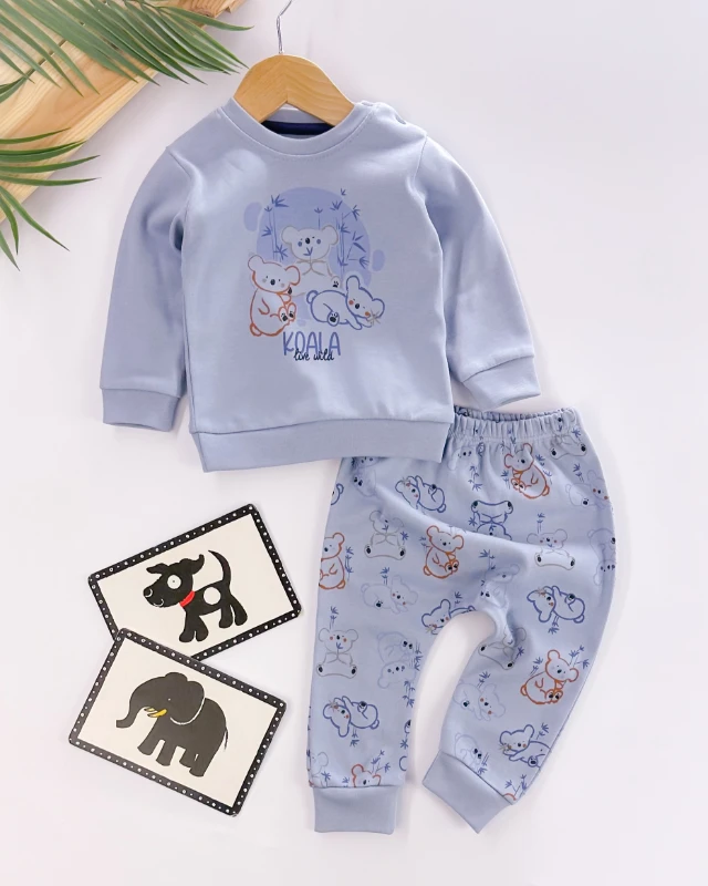 Koala ailesi omuzdan çıtçıtlı mevsimlik 2li takım