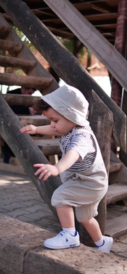 Summer boy çizgili tshırtlu yazlık muslin 3lü salopet set 