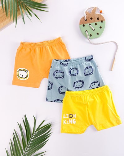 Lion king yazlık 3lü şort set 