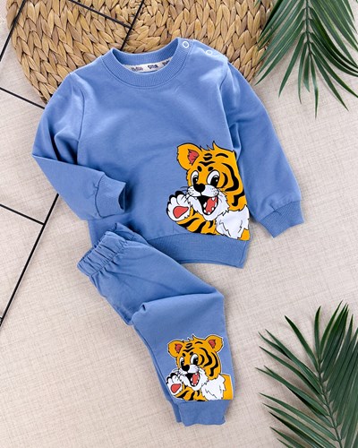 Hey tiger omuzdan çıtçıtlı mevsimlik 2li takım 
