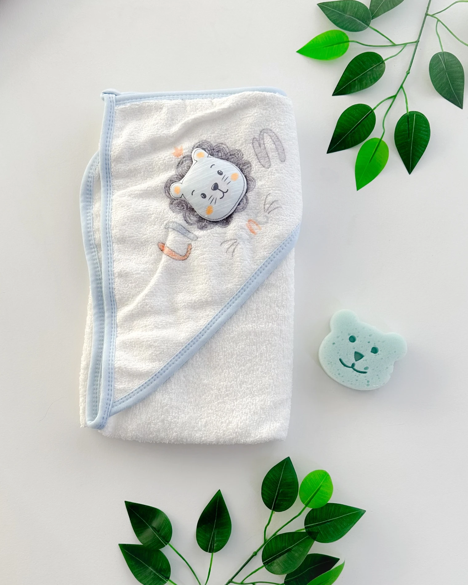 King lion sünger hediyeli silgi havlu 