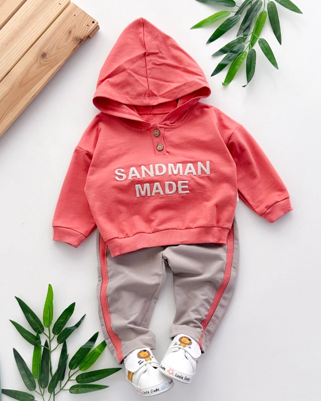 Sandman made kapüşonlu mevimlik 2li takım 