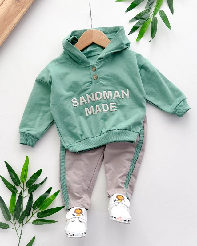 Sandman made kapüşonlu mevimlik 2li takım 