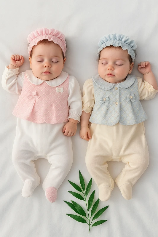 Brode işli sahte yelek detaylı arkadan çıtçıtlı mevsimlik tulum 