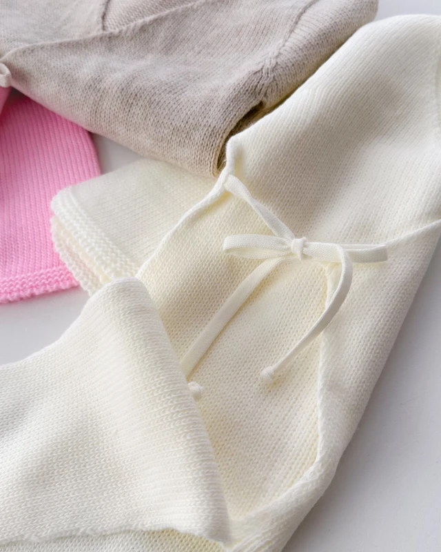 Kimono tarz bağlamalı triko kışlık tulum 