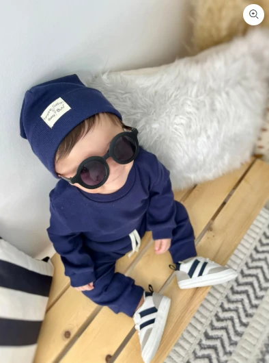Cool tarz bereli ribana mevsimlik 3lü bebe takım