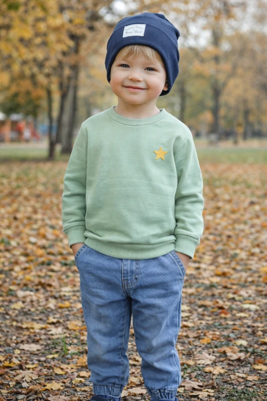 Mickey kot pantolonlu ve basıc lacivert  2li kombin set