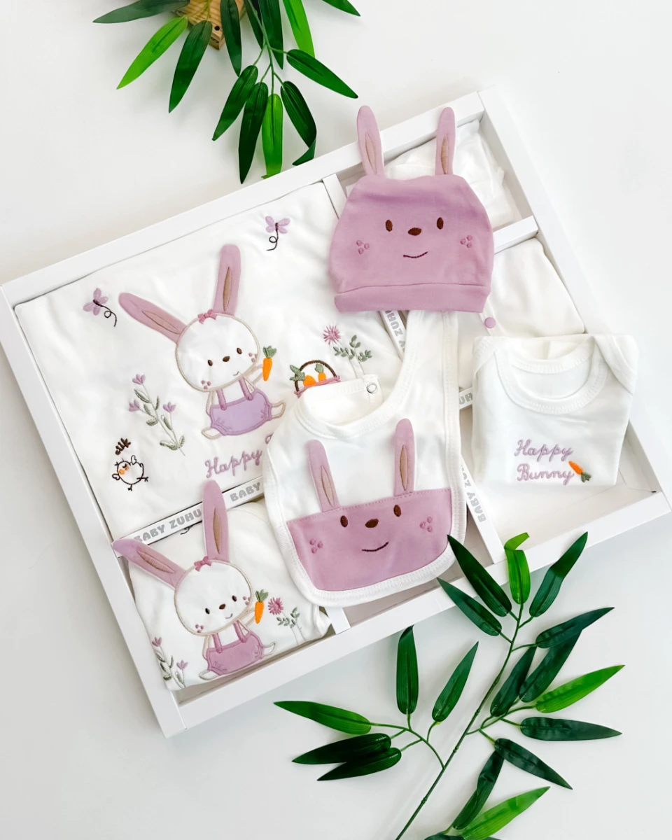 Happy bunny mevsimlik yenidoğan 10lu set 