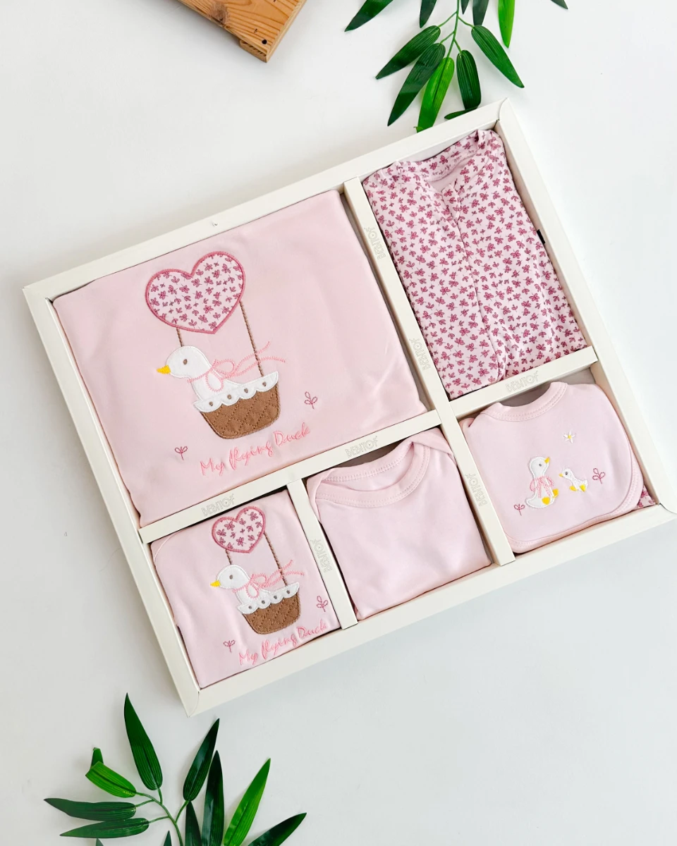 Sepetteki ördek mevsimlik yenidoğan 10lu set 