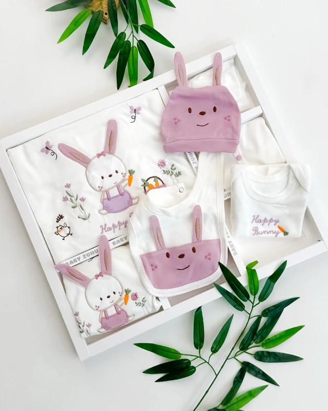 Happy bunny mevsimlik yenidoğan 10lu set 