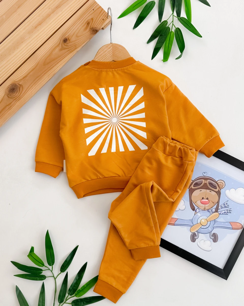 Desen detay basic 2li mevsimlik bebe takım