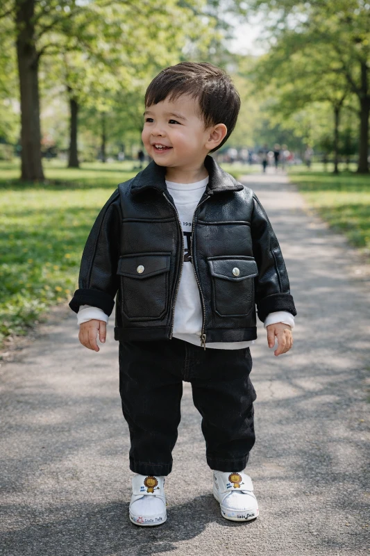 Premium Stil İçi kadife deri ceketli tarz 3lü erkek takım